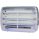 Brandenburg Genus Cobra LED (3x30 LEDs) Insect Light Trap | 16W, 180&deg; Window Of Attraction, Bug Catcher Fly Light For Commercial Kitchen, Warehouse &amp; Restaurant, For Indoor &amp; Outdoor