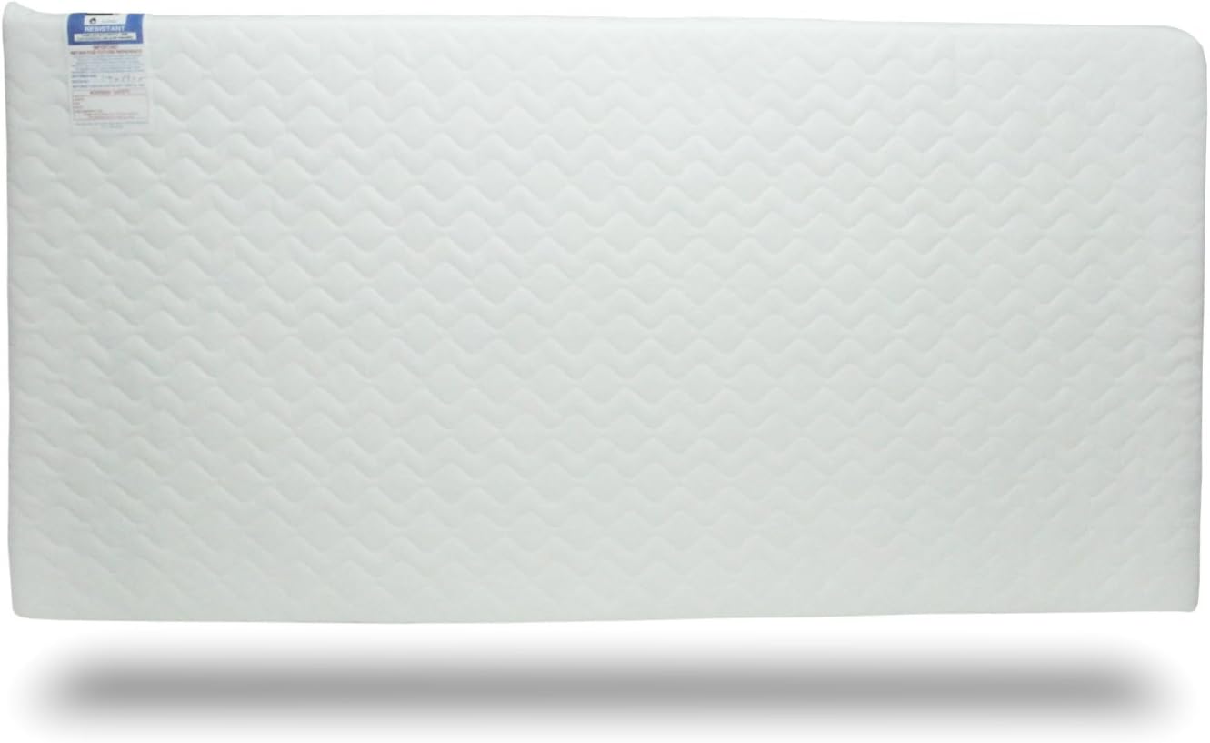 Baby Infant COT Swinging CRIB Foam MATTRESS 80 x 40 x 4 CM Water-Resistant (Square Corners)-Primeshoppingmall