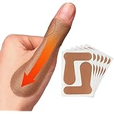 Thumb Brace Liner (40 PCS), Self Adhesive Thumb Tape Thumb Wraps for Arthritis Pain Relief, Tendonitis, Sprains, CMC Joint, Light Support, Thumb Protector Bandages for Sport Support Housework (Beige)