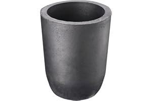 QNK #10 10kg Clay Graphite Crucible for Melting Metal Copper Casting Gold Refining Silver Brass Aluminum Black Foundry Cup