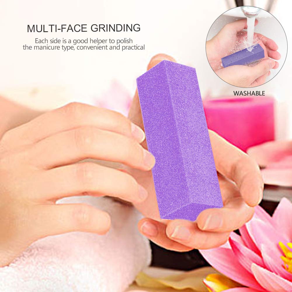Nail Files and Buffers, FANDAMEI 20PCS Professional Manicure Tools Kit. Rectangular Nail Buffer Block & 100/180 Grit Nail File, 7 Way Nail File & Nail Polishing Buffer. Nail Care File Buffer Tool : Beauty