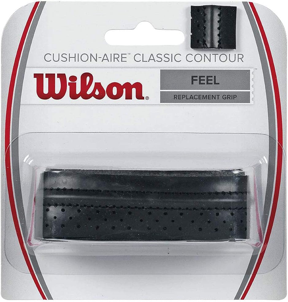 Wilson Classic Contour Replacement Tennis Racquet Grip, Black : Tennis Racket Grips : Sports & Outdoors