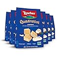 Loacker Quadratini Coconut Wafer Cookies LARGE - 30% Less Sugar - Premium Crispy Bite Size Wafers - NON-GMO - LARGE Pack of 6