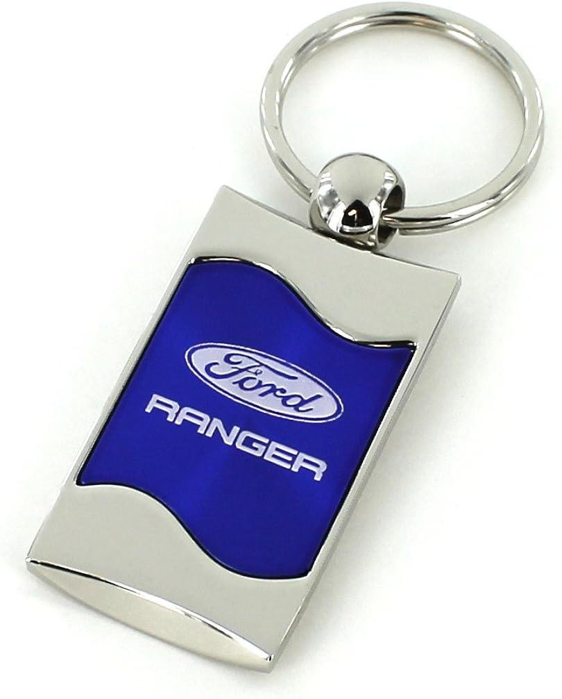 ford keychain amazon on Amazon Com Au Tomotive Gold Inc Ford Ranger Blue Spun Brushed Metal Key Ring Clothing