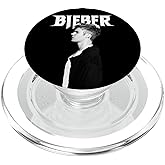 Justin Bieber Black PopSockets MagSafe PopGrip for iPhone