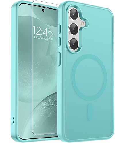 Amazon.com: YENAPOON for Samsung Galaxy S25 Case, Matte Magnetic