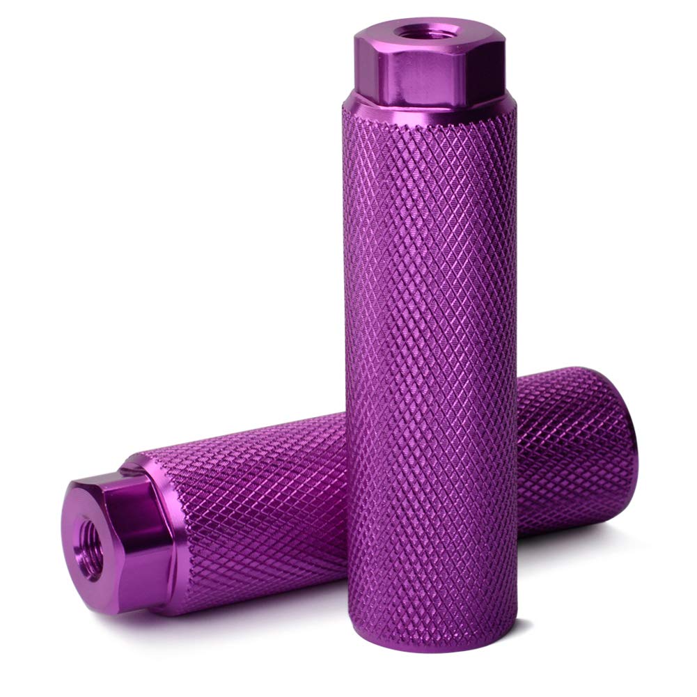 purple bike pegs