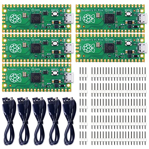 GeeekPi Raspberry Pi Pico Kit Flexible Microcontroller Mini Development ...