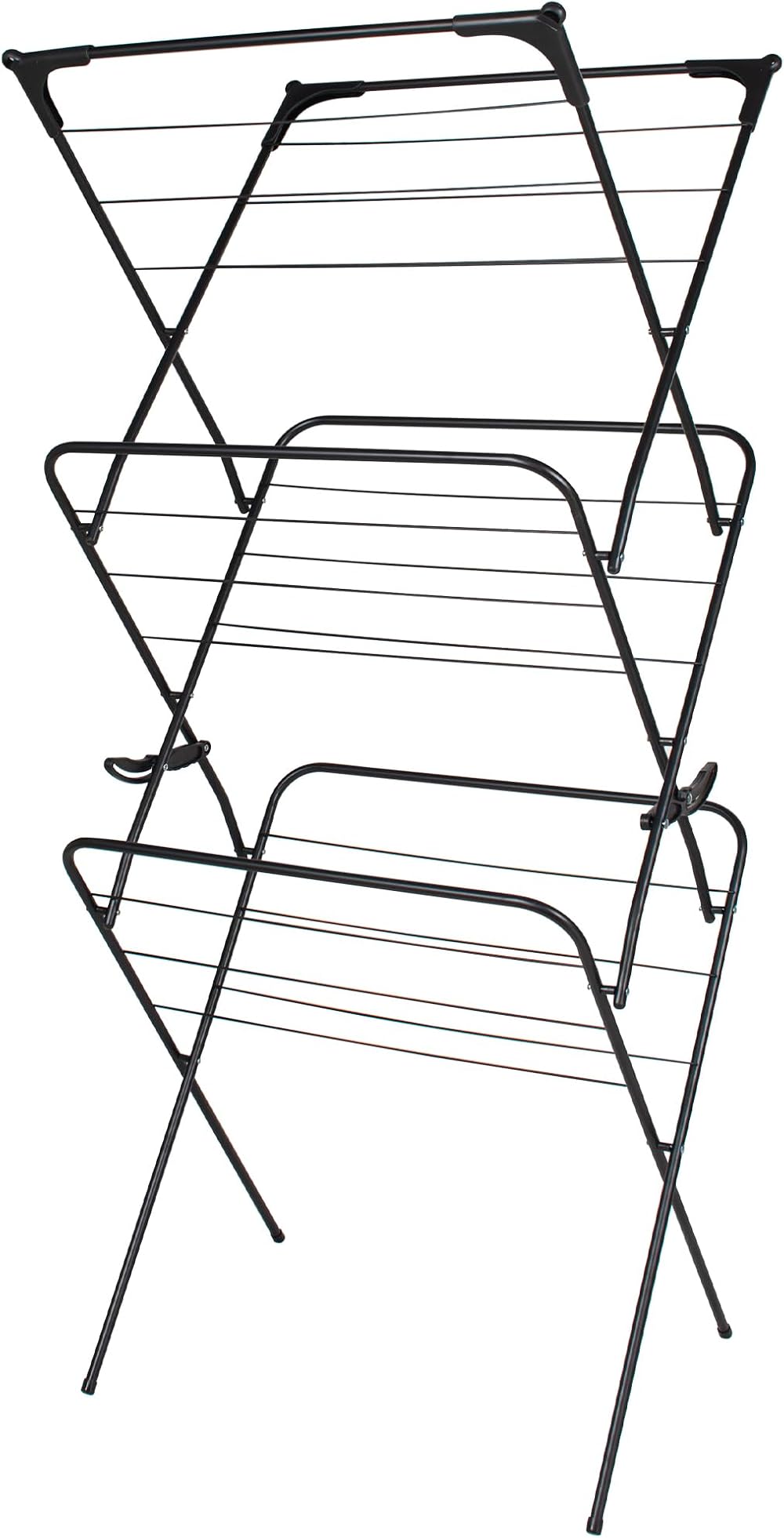 Straame 3 Tier Clothes Airer Indoor Outdoor Laundry Rack - Space Saving