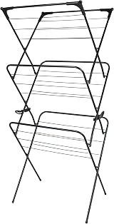 Straame 3 Tier Clothes Airer Indoor Outdoor Laundry Rack - Space Saving
