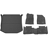 powoq Floor Mat Compatible with 2011-2021 Jeep Grand Cherokee Cargo Mat Floor Liner TPE Trunk Cargo Liner Replacement for 2011-2021 Jeep Grand Cherokee Accessories