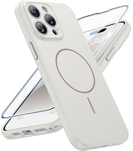 Amazon.com: JETech Silicone Case for iPhone 14 Pro Max, White