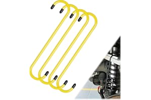 BFXM 4PCS Brake Caliper Hanger Caliper Hangers Hooks with Rubber Tips, Durable Steel, Rust-Proof Automotive Tools for Braking, Axle, Suspension, Herramientas para Extensión de Frenos