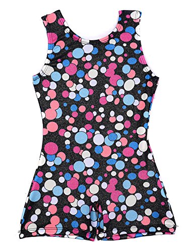 Wah Na Toddler Girls Pink Bubble One Piece Gymnastics Unitard For 6x
