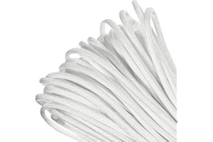 Paracord Planet Genuine Type III 550lb Paracord – Nylon Cord in Solid, Multi, and Reflective Colors – 25+ Colors and Length Options of 10', 25', 50', and 100'