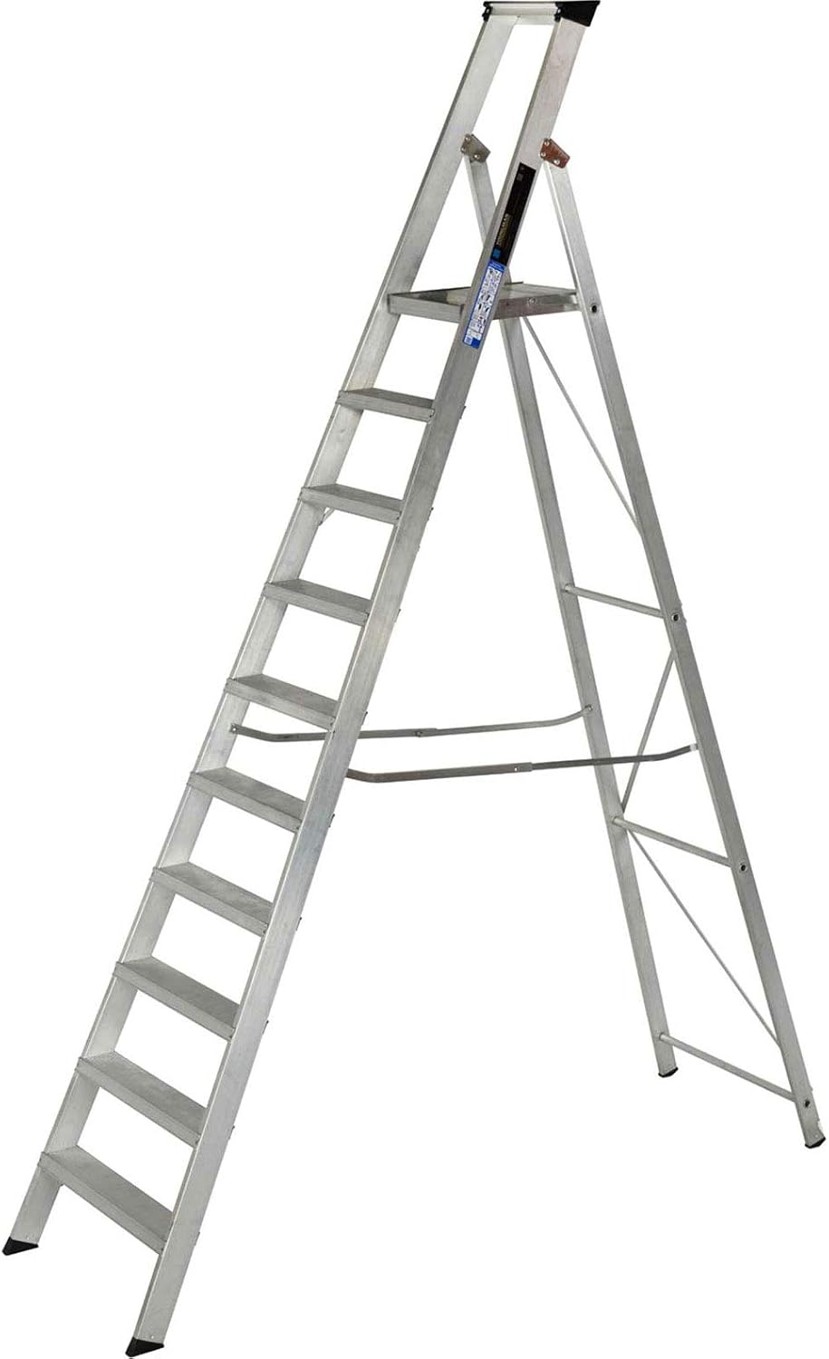 Aluminium Step ladders Industrial Platform Steps BS2037 Class 1 Youngman Ladder (10 Tread