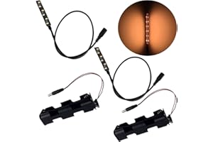 PROP AND SCENERY LIGHTS 2 Kits LED Fake Fire Flames Prop Led Candlelight Strip 9V 12V Battery Operated for Theatrical Props