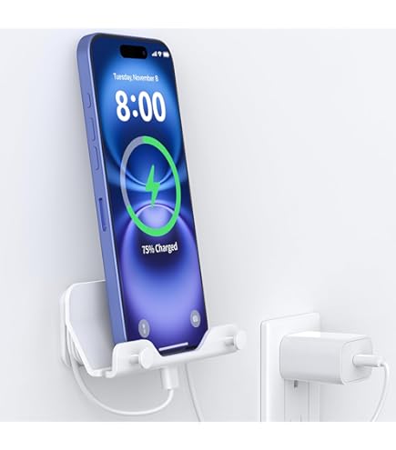 Support Téléphone Mural Bobino Driin – Vert Lime – Léger – Bon état