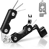 GUITTO Guitar String Winder Cutter, Bridge Pin Puller with 3 Hex Keys 1 Screwdriver, 7-in-1 Guitar Tool for Acoustic Electric Bass Guitars GGT-02