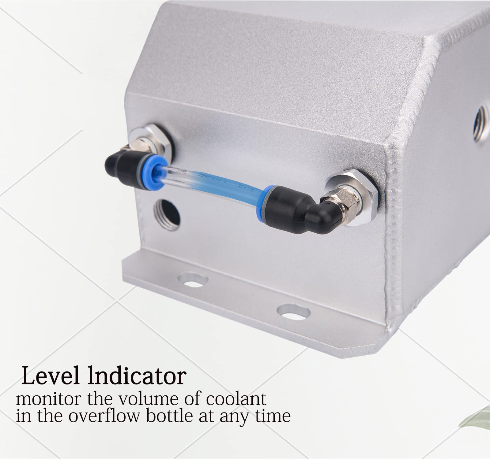 1L Aluminum Red Radiator Coolant Overflow Bottle Recovery Water Tank Universal