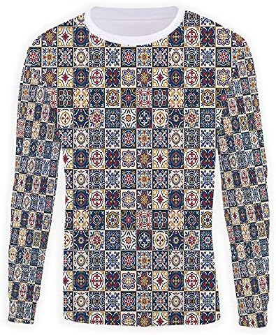 MOOCOM Unisex Moroccan Sweatshirts Crewneck