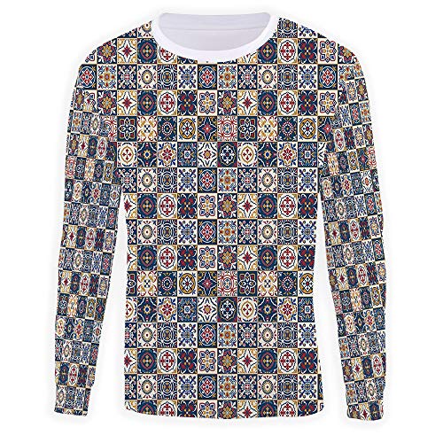 MOOCOM Unisex Moroccan Sweatshirts Crewneck