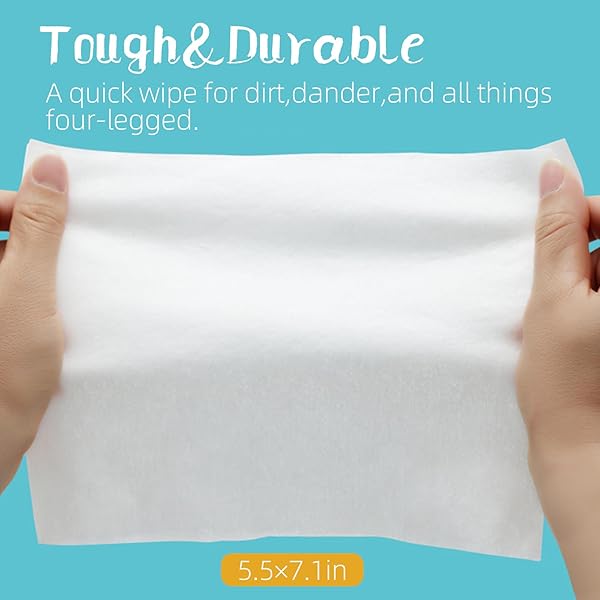 PET HYPOALLERGENIC WIPES,EXTRA THICK CAT WIPES FOR CLEANING SMALL ANIMAL’S PAWS,EARS,BUTT,FACE AND EYES,PORTABLE ORGANIC PAW WIPES FOR CATS,IDEAL FOR HOME OR TRAVE (320 COUNT (PACK OF 4))