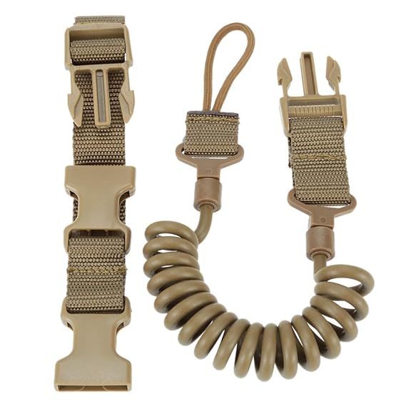 Towinle Tactical Lanyard Outdoor Multifunktion Sicherheitsseil Military Frühlingsseil Schnalle Kordel Karabinerhaken Schlüsse
