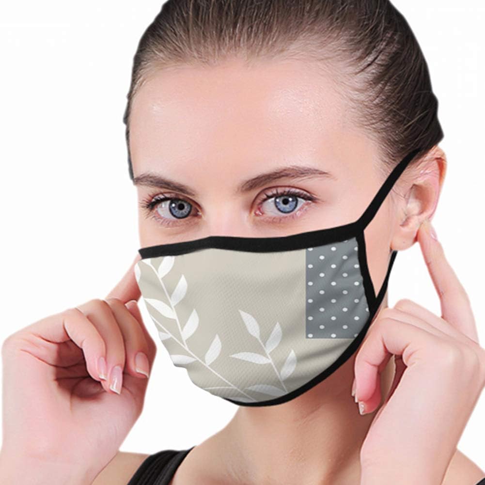 Combination Scarf Design The Arts Full Seal Pollution Mask for Men & Women - Reusable Cotton Air Filter Mask with Adjust