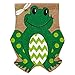 Evergreen Flag Friendly Frog Burlap Garden Flag - 12.5 x 18 Inches Outdoor Decor for Homes and Gardens