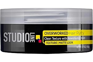 Loreal Studio Putty Overworked 1.7 Ounce (50ml) (6 Pack)