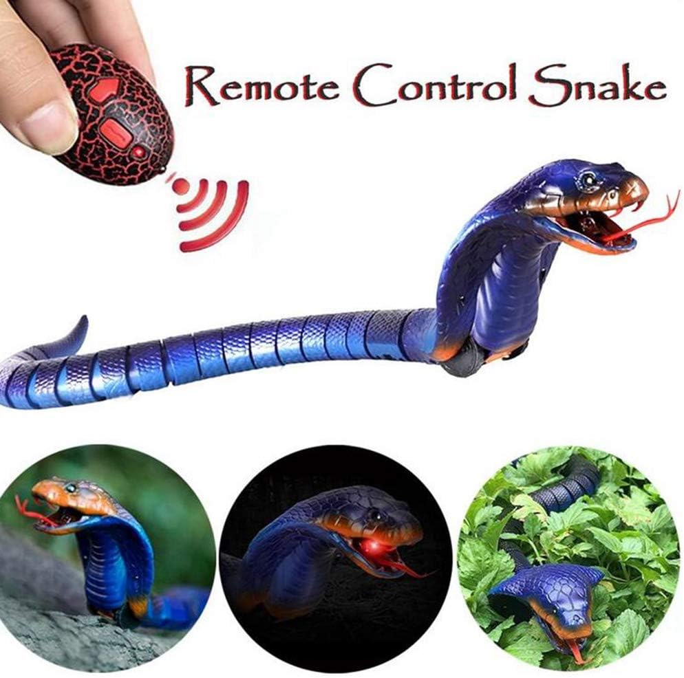 HKDJRemote Control Snake Toy, Infrared RC Remote Control Chargeable