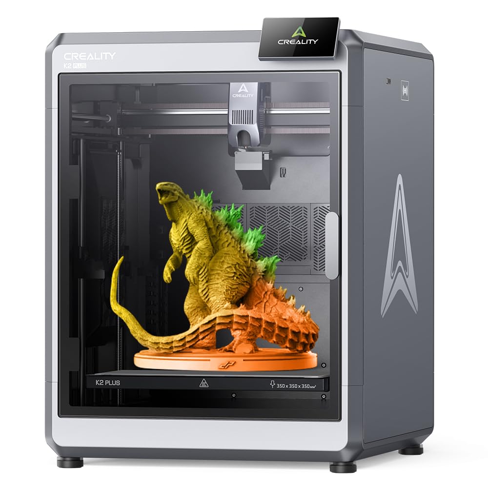 Photo 1 of *** USED*** Creality K2 Plus 3D Printer, Support Multi Color Printing Needs CFS, 600mm/s Max Speed, Step-servo Motor System 350? High-Temp Print Direct Drive Extruder Large Build Volume 13.78x13.78x13.78 inch