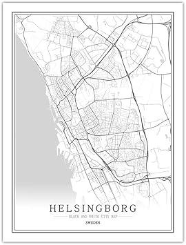 black and white personalised canvas