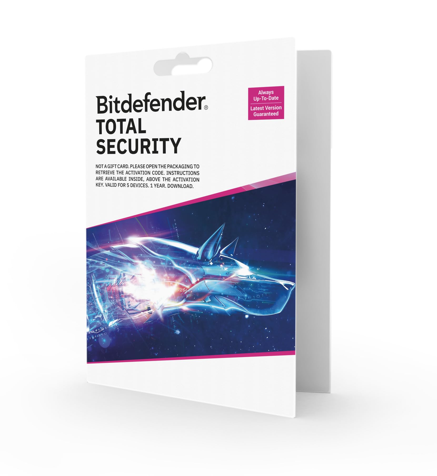 Bitdefender Total Security 2026 | 5 Devices | 1 year Subscription | PC/Mac/iOS/Android | Activation Code by Post