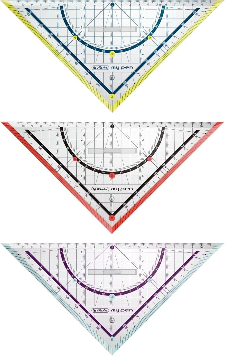 Herlitz Geometric Triangle 25 cm Assorted