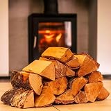 Topline Big K Kiln Dried Hardwood Logs 2 Pack 12kg Fire Pit BBQ Pizza Oven view 4