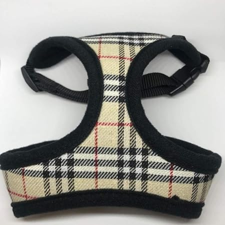 burberry print dog harness