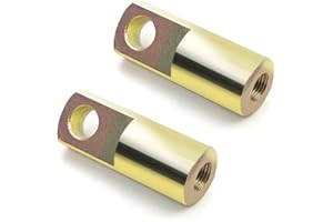 Othmro 2Pcs Cylinder Clevis Y Joint M12x1.25 Female Thread Y Connector 62mm Length Air Cylinder Rod Clevis End Pneumatic Air Cylinders for Chemical Industry Textile Industry Electronic