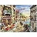 GLymg Diamond Painting Romantic Town Landscape Natural Scenery Diamond Embroidery Full Square Drill Home Decor (11.8X15.7 inches)