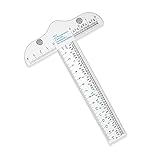 6 Inch Plastic T Square Ruler Clear Acrylic