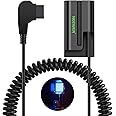 NEEWER D Tap to NP-F550 Dummy Battery with Cable for V Mount Battery, Stable Power Supply for RGB660 RGB1200 RGB168 BH20B LED