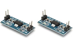 AMX3D 2X AMS1117-3.3V Fixed Voltage Regulator with soldered pins Input 4.5-7V Output 3.3V (2 Pieces)