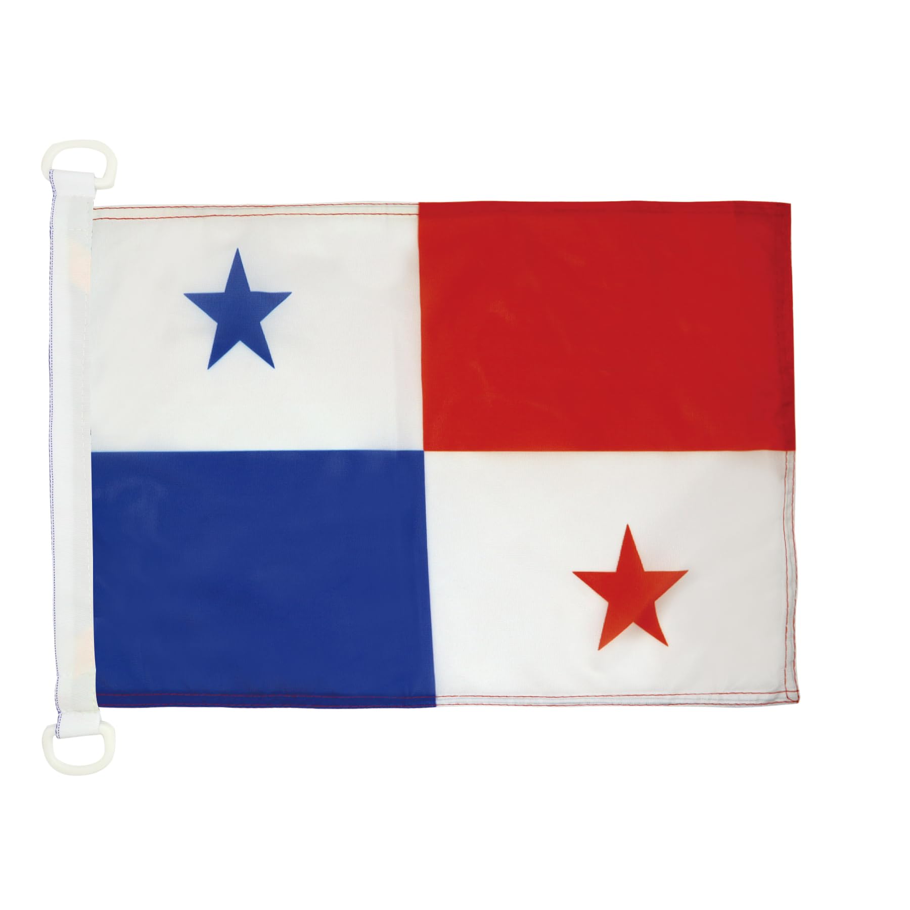 AZ FLAG - Panama Nautical Flag - 18'' x 12'' - For Outdoor and Boat - Panamanian Banner Knitted Polyester with Two Plastic Rings - Vivid Colors - 12x18 in - 45x30 Cm — image 1