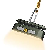 BougeRV Movable Area Light, Rechargeable Camping Lantern, 3200mAh Portable Camping Light, IP65 Waterproof, Camp Lamp for Tent, Power Outages, Emergency, Outdoor(Dark Green)