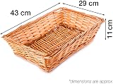 Woodluv Create Your Own Wicker Gift Hamper Basket Kit 43x29x11cm view 4