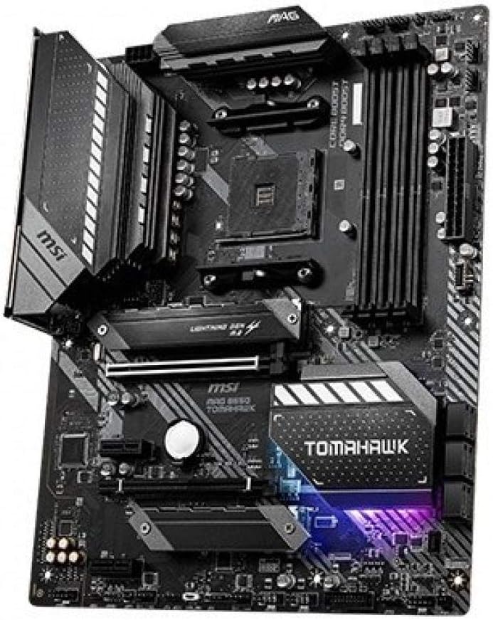 MSI MAG B550 TOMAHAWK Motherboard ATX, Supports AMD Ryzen 3rd Gen Processors, AM4, DDR4 Boost (4866MHz/OC), 1 x PCIe 4.0 x16 - Image 4