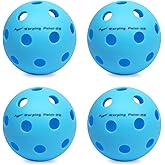 Warping Point Pickleball Balls | 26 Holes, 40 Holes | 4 Pack, 12 Pack | Meet USAPA Specifications | High Bounce Durable Practice Pickle Ball for Beginner &amp; Intermediates | Orange, Blue, Yellow, Green