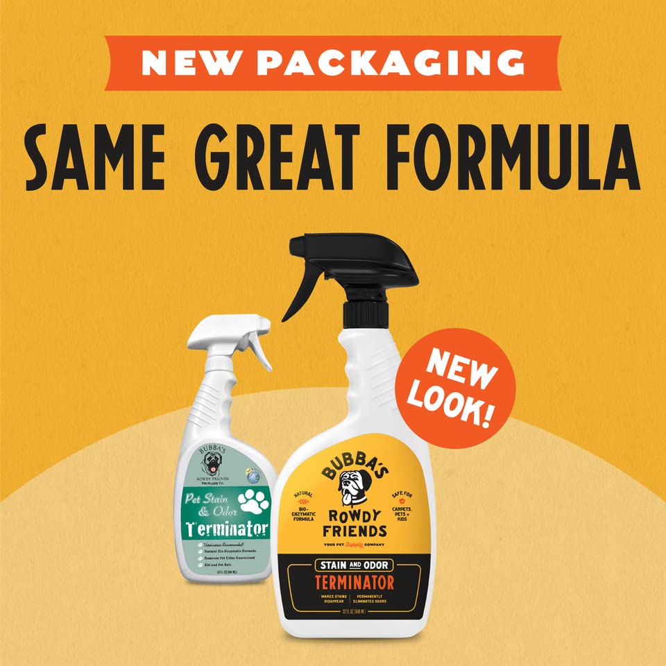 BUBBAS Super Strength Enzyme Cleaner Pet Odor Eliminator Carpet