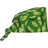 Working Cap Scrub Cap with Sweatband Adjustable Unisex Men Women Tie Back Hat Nurse Surgical Caps